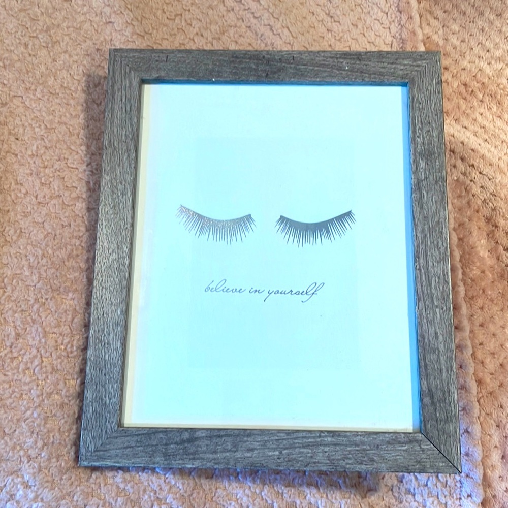 Believe In Yourself Lash Artwork Photo Frame